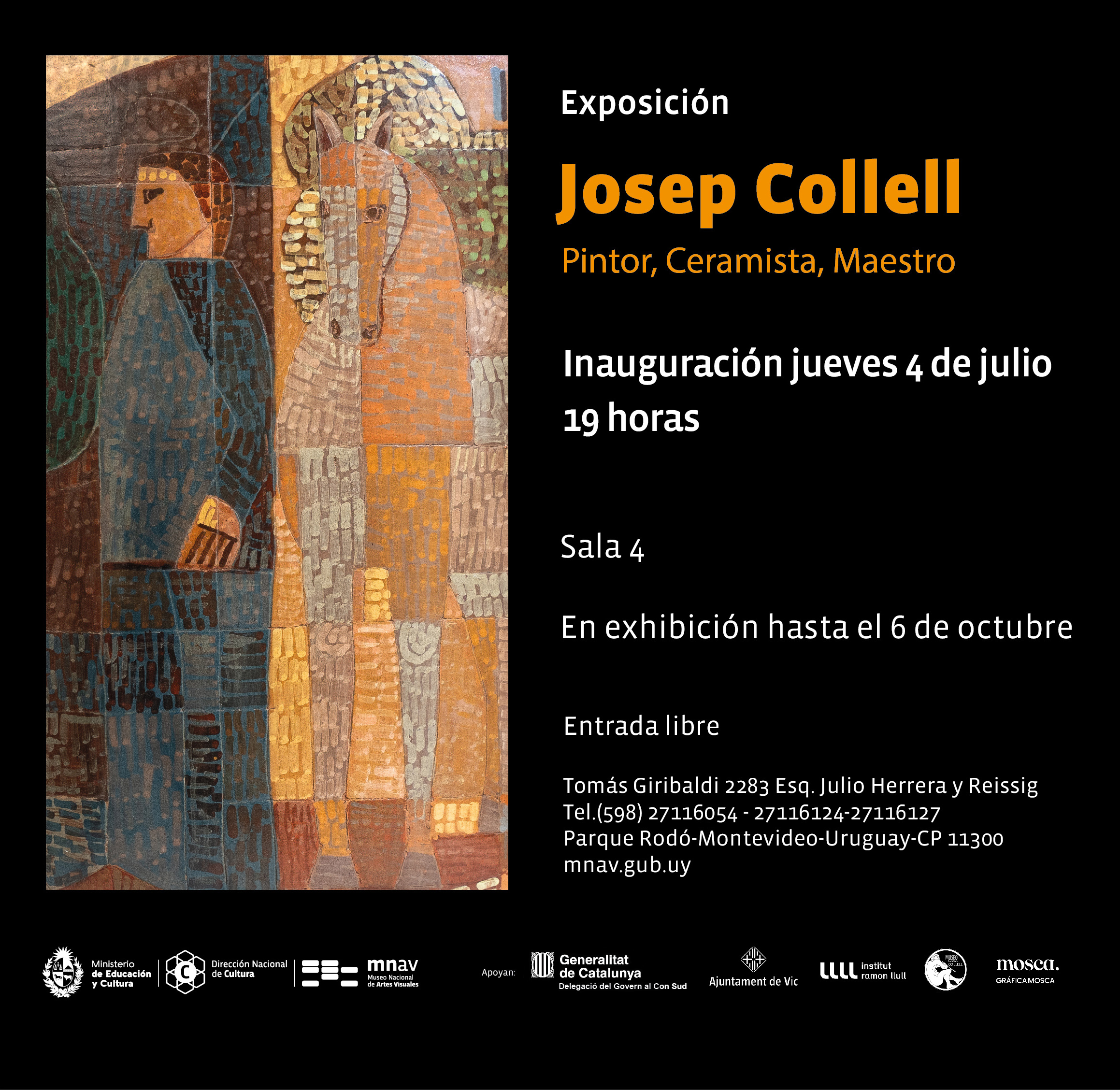 Exposición «Josep Collell: Pintor, Ceramista, Maestro»