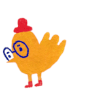 pollito con lentes