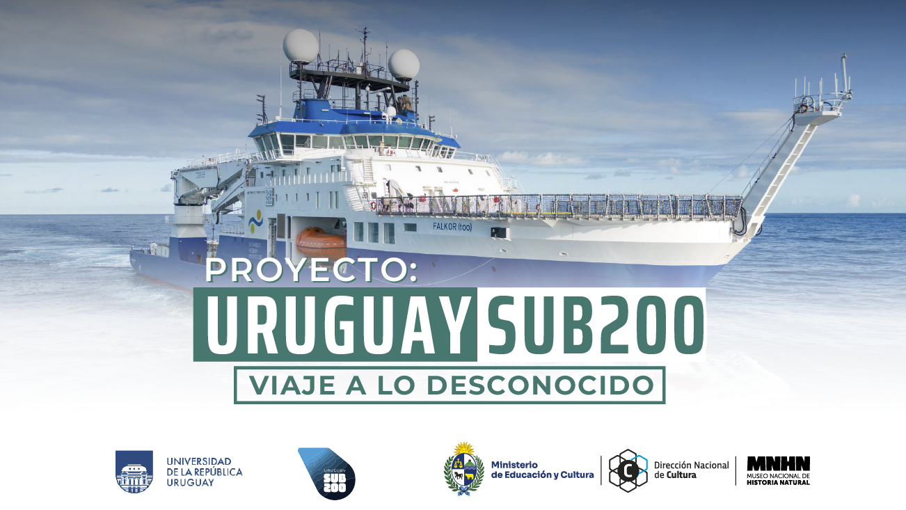 El Museo Nacional de Historia Natural se embarca en la expedición científica «Uruguay SUB200 – Viaje a lo desconocido»