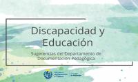 Discapacidad y educación ""