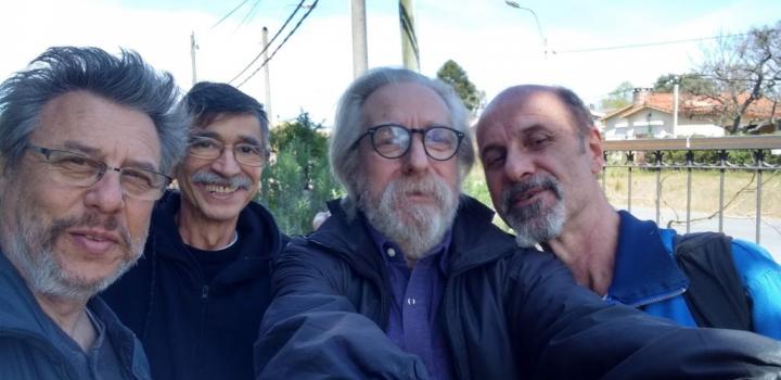 Parte del equipo de Grupo Uno: Luis Bravo, Agamenón Castrillón, Gustavo Wojciechowski y Héctor Bard