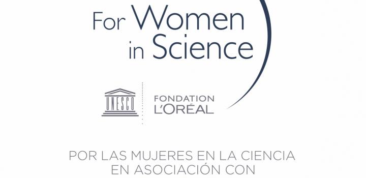 Logos de instituciones convocantes al Premio L'Oréal UNESCO Por las Mujeres en la Ciencia