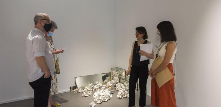 Inauguración Premio Nacional de Artes Visuales en el EAC