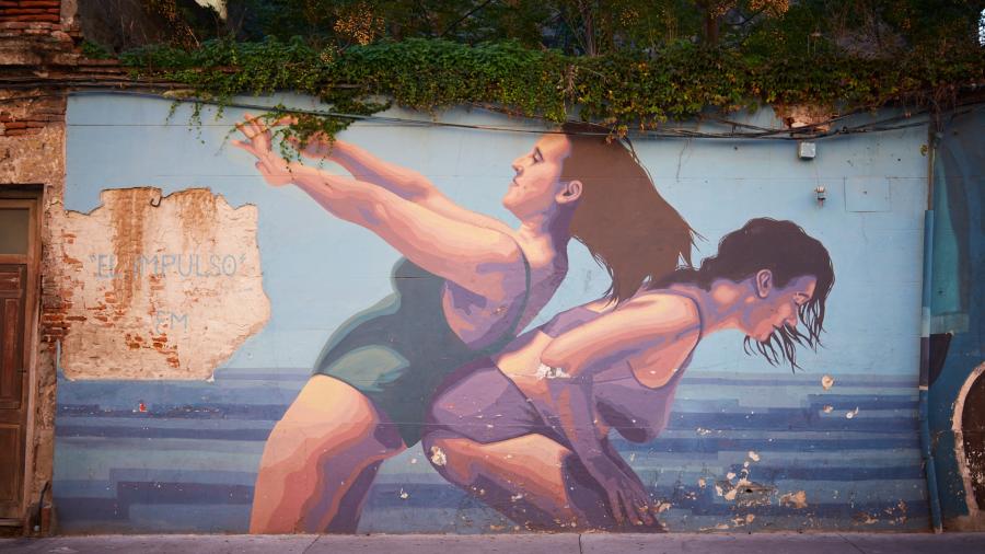 mural de mujeres