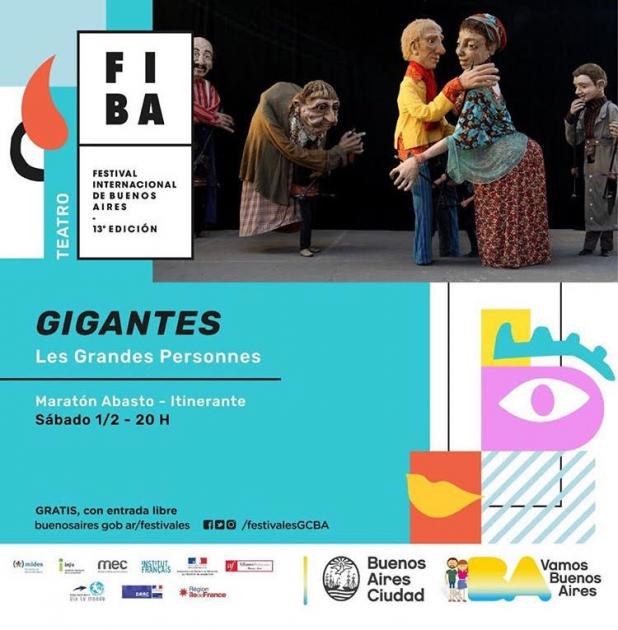 Marionetas gigantes en Buenos Aires