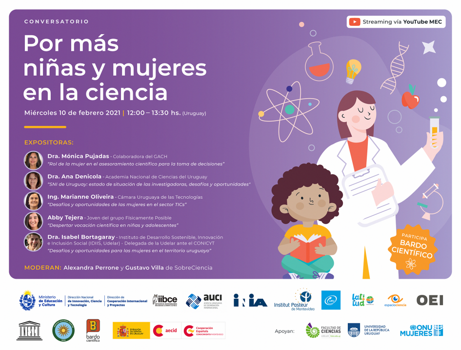 Conversatorio "Por más niñas y mujeres en la ciencia"