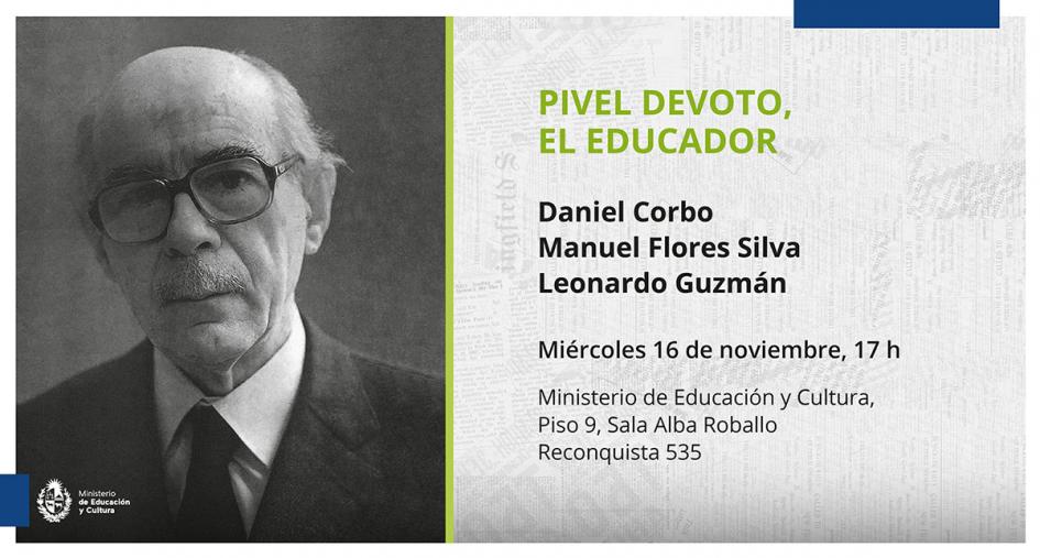 Foto de Pivel y texto del evento