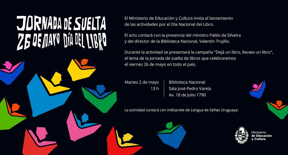Invitación por el Día Nacional del Libro