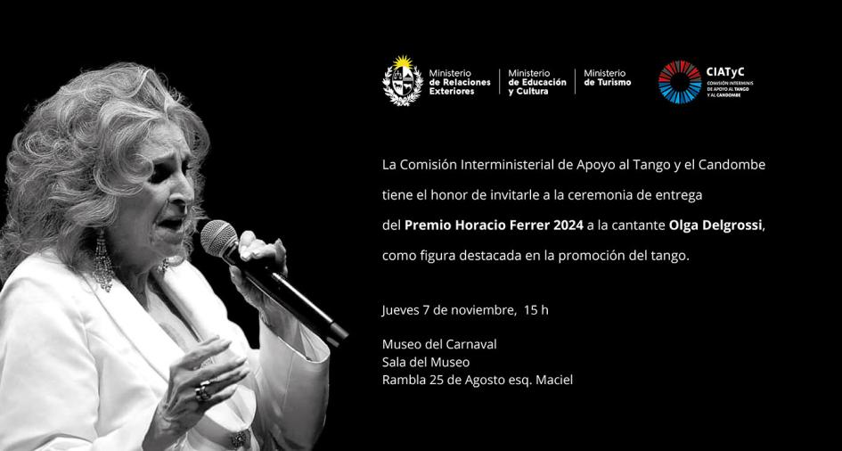 Invitación Premio Horacio Ferrer