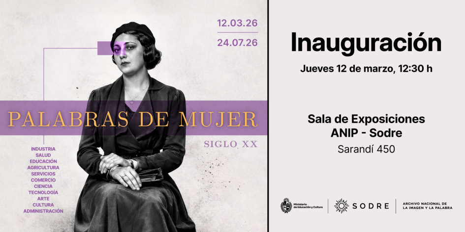 Gráfica oficial de la muestra con los datos de la inaugración