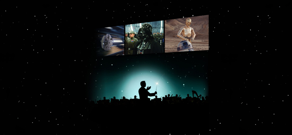 Afiche de Star Wars en concierto