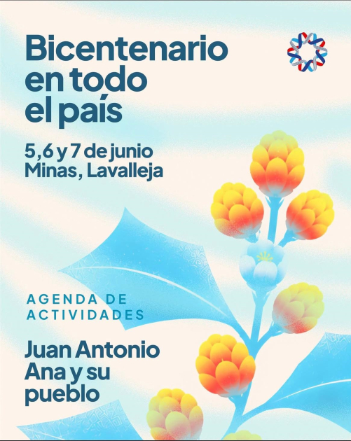 Afiche de la celebración del Bicentenario.