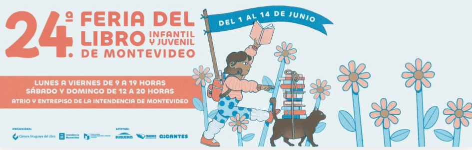 Afiche de 24.ª edición de la Feria del Libro Infantil y Juvenil de Montevideo