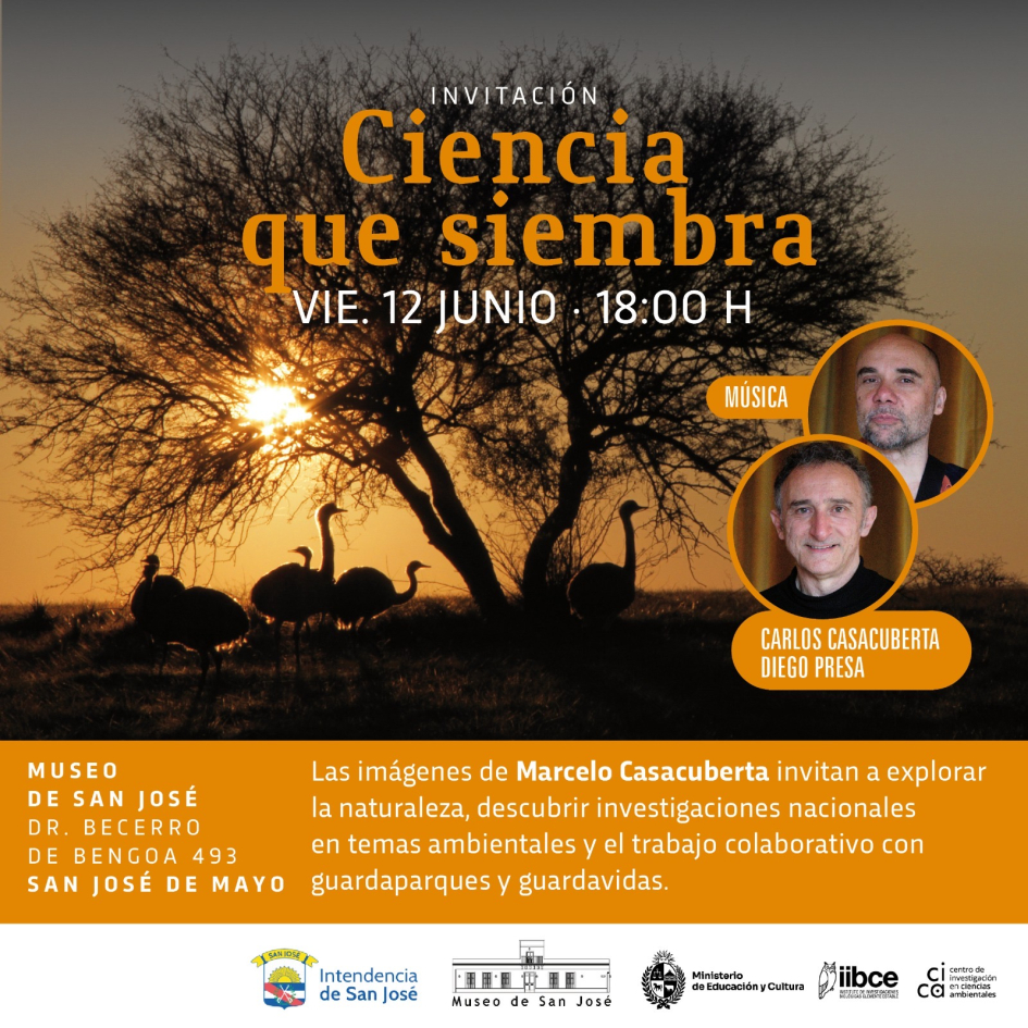 Invitación Ciencia que Siembra 12 junio 2026