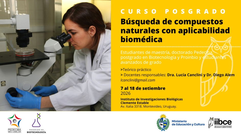 Búsqueda de compuestos naturales con aplicabilidad biomédica