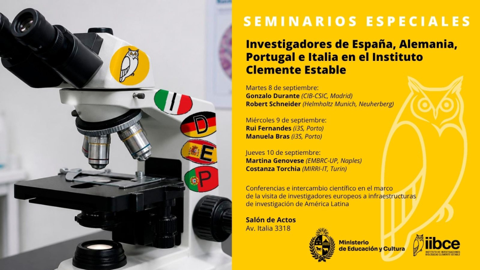 Seminarios especiales visitantes europeos