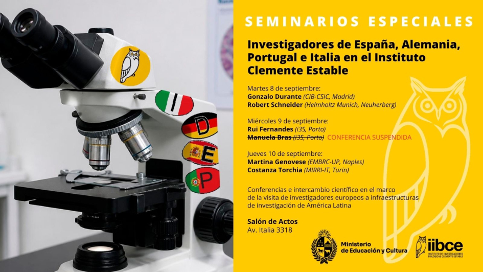 Seminarios especiales visitantes europeos