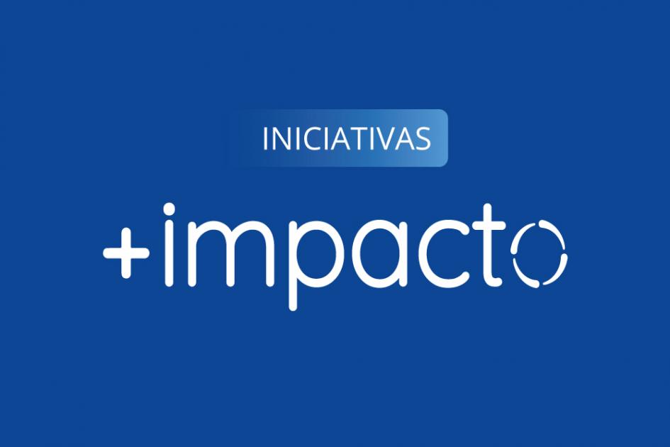 Iniciativas + Impacto Logo de la campaña.