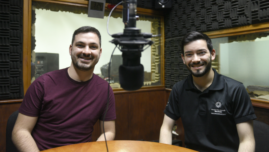 Braian Suárez y Leandro Lapasta Dos personas mirando al frente y sonriendo