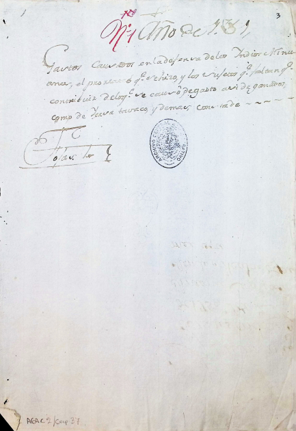 Memoria de los gastos causados en la defensa contra los Indios Minuanes. Memoria de los gastos causados en la defensa contra los Indios Minuanes.