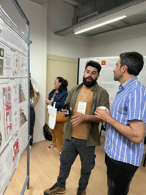 Presentación de trabajos en el congreso