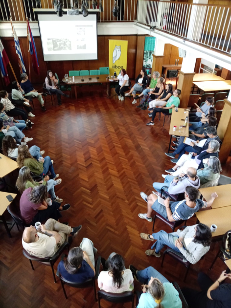 Actividad en el marco del Día Internacional de las Mujeres en el Salón de Actos del IIBCE