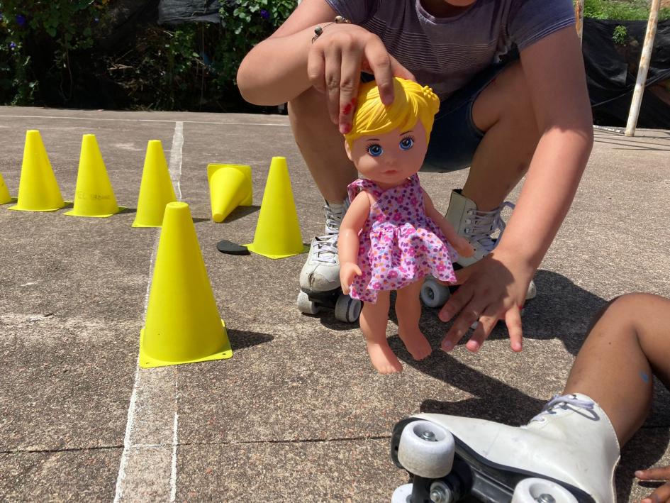 Niños y niñas del Cerro celebraron el cierre de actividades de este año