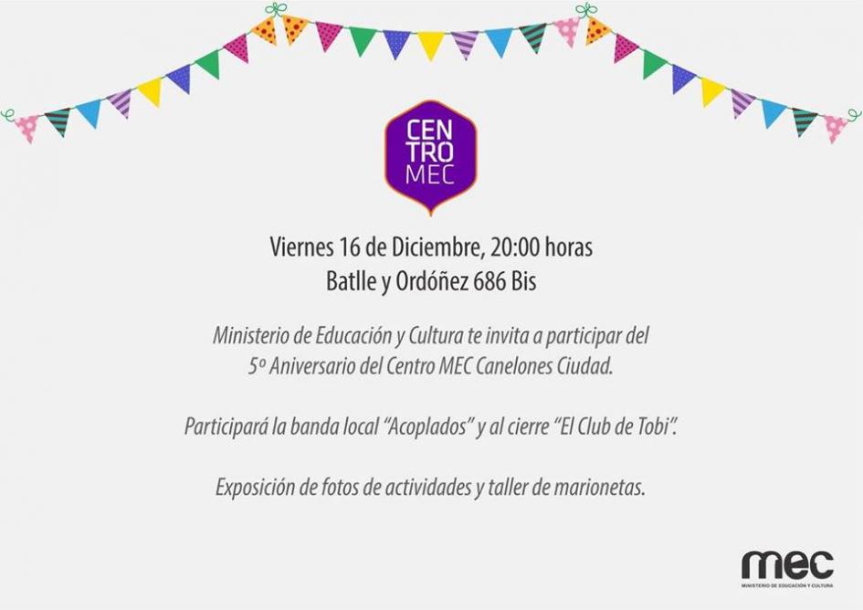 Cierre de Actividades Canelones. Cierre de Actividades Canelones.