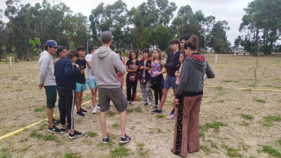 Taller en recreación barrio Lavalleja