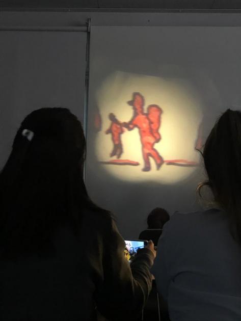 Muestra luz y sombra