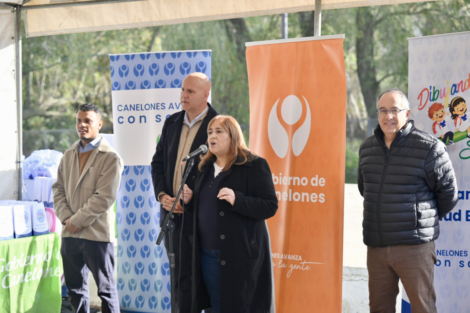 Palabras de la directora de salud de Canelones, Aracelis Delgado 