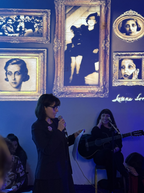 Celebración del nacimiento de Susana Soca en el Espacio Cultural Ánima. Montevideo. Celebración del nacimiento de Susana Soca en el Espacio Cultural Ánima. Montevideo.