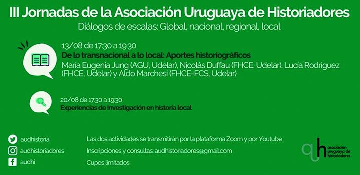 III Jornadas de la Asociación Uruguaya de Historiadores III Jornadas de la Asociación Uruguaya de Historiadores