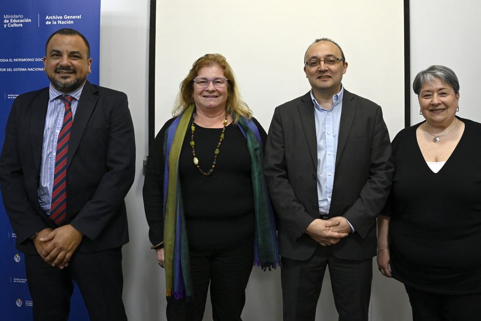 Gabriel Queijo, Gabriela Fachola, Carlos Varela y Alejandra Villar.
