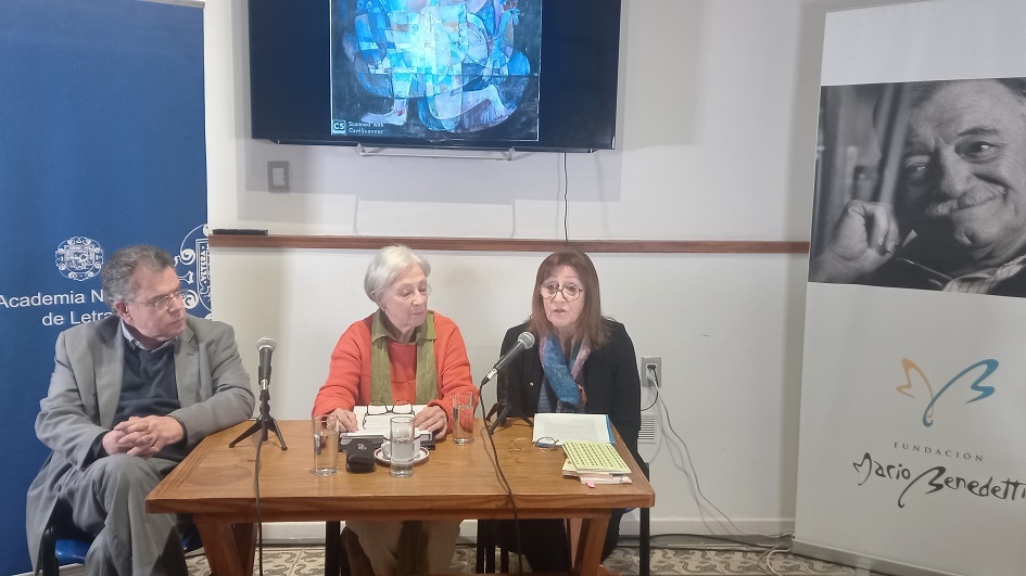 Elena Romiti en un momento de su presenetación