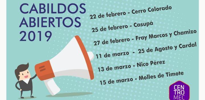 Cronograma cabildos abiertos Cronograma cabildos abiertos