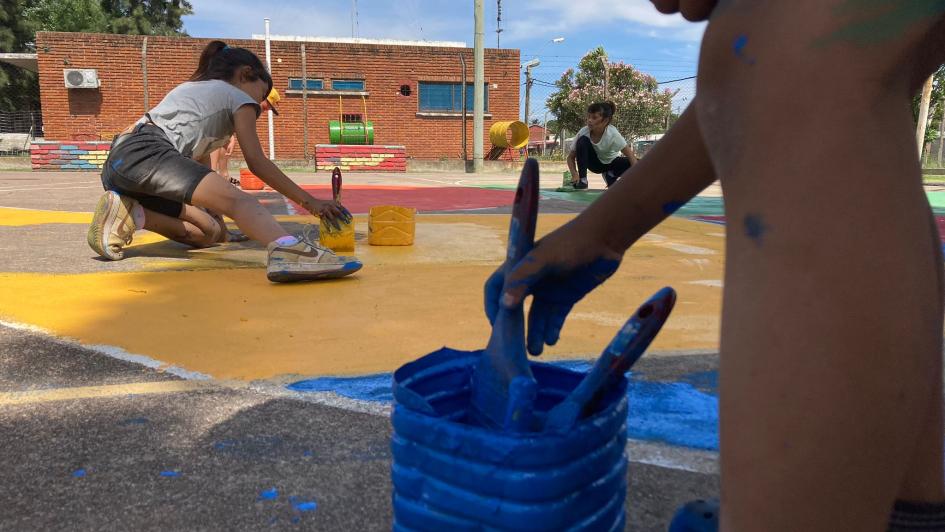 Niños y niñas del Cerro celebraron el cierre de actividades de este año