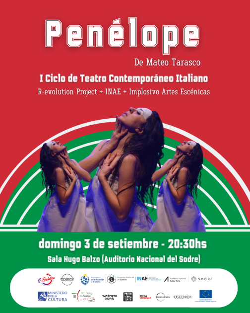Penélope, 3 de septiembre, 20.30 h Sala Hugo Balzo