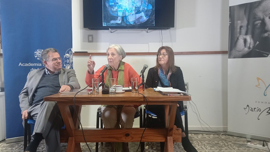 Tatiana Oroño en un momento de su discurso