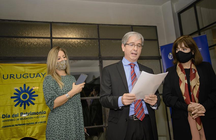 Lectura de documento a cargo del Director General del Ministerio, Pablo Landoni Lectura de documento a cargo del Director General del Ministerio, Pablo Landoni