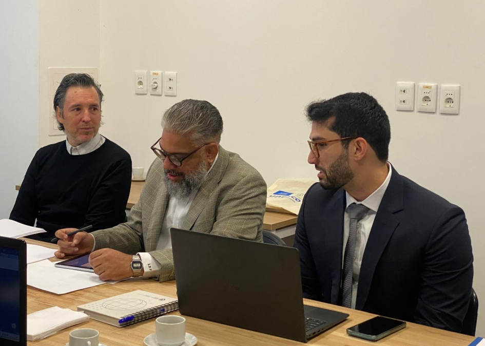 Reunión en Dirección Nacional de Cultura