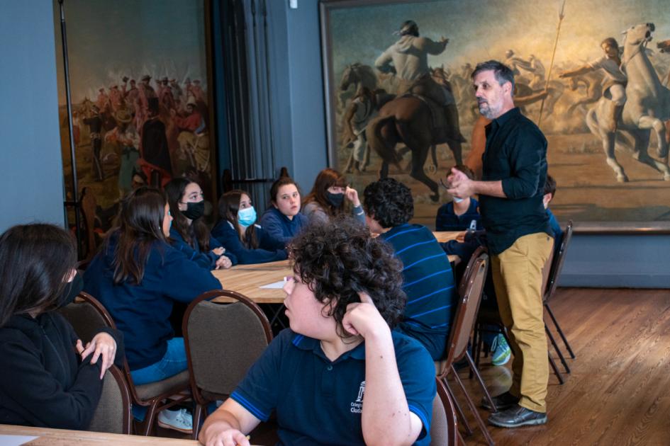 Visita de la Escuela N° 65 Portugal al Museo Histórico Nacional (MHN)