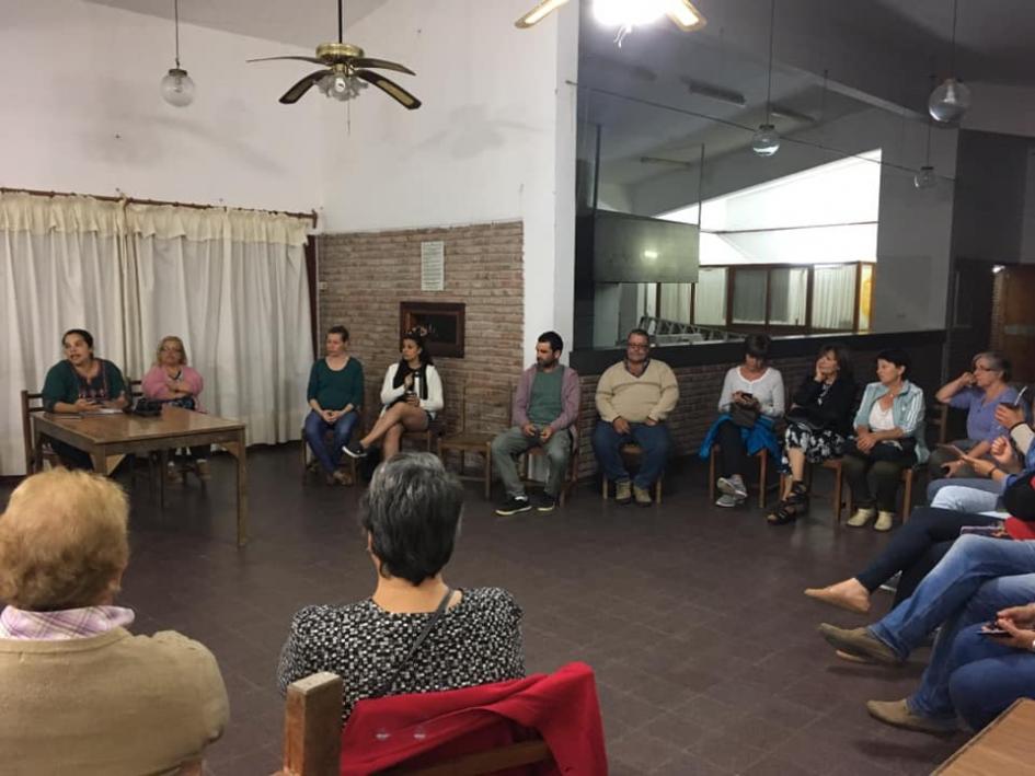 Primera etapa de Cabildos Abiertos Personas en reunión