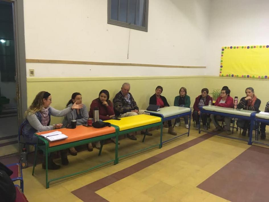 Primera etapa de Cabildos Abiertos Personas en reunión