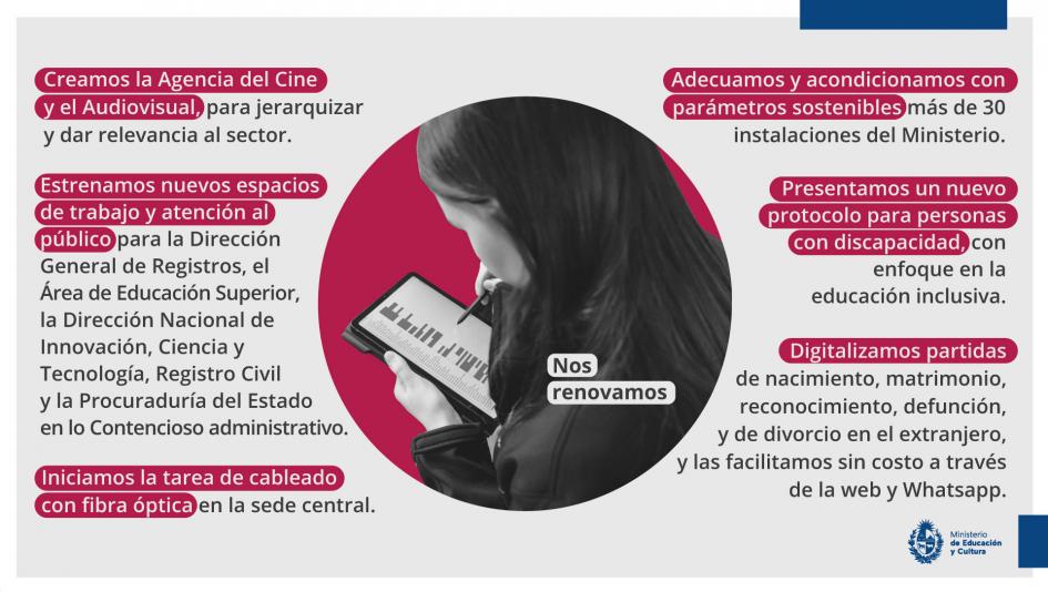 Nos renovamos. Nos renovamos.