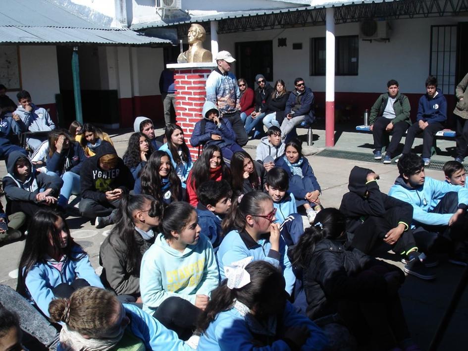 Escolares en espectáculo musical Escolares en espectáculo musical
