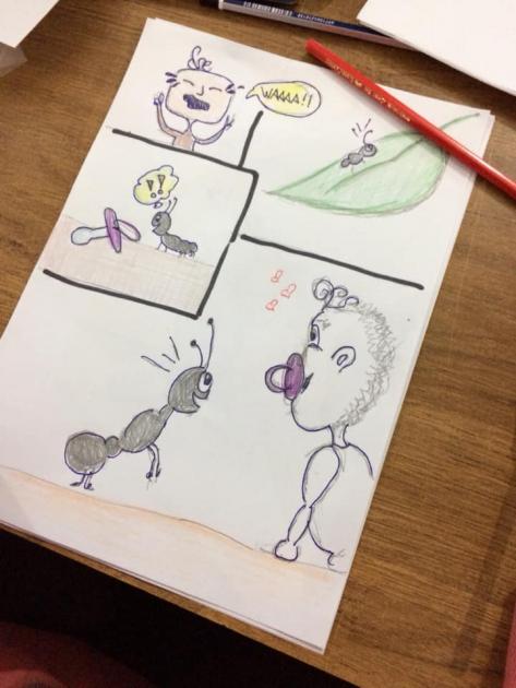 Muestra de un dibujo