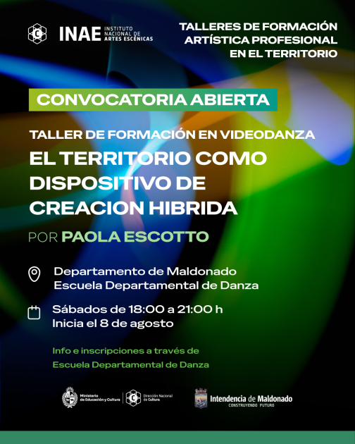 Abren las inscripciones a los Talleres de Formación Artística Profesional en Territorio Abren las inscripciones a los Talleres de Formación Artística Profesional en Territorio
