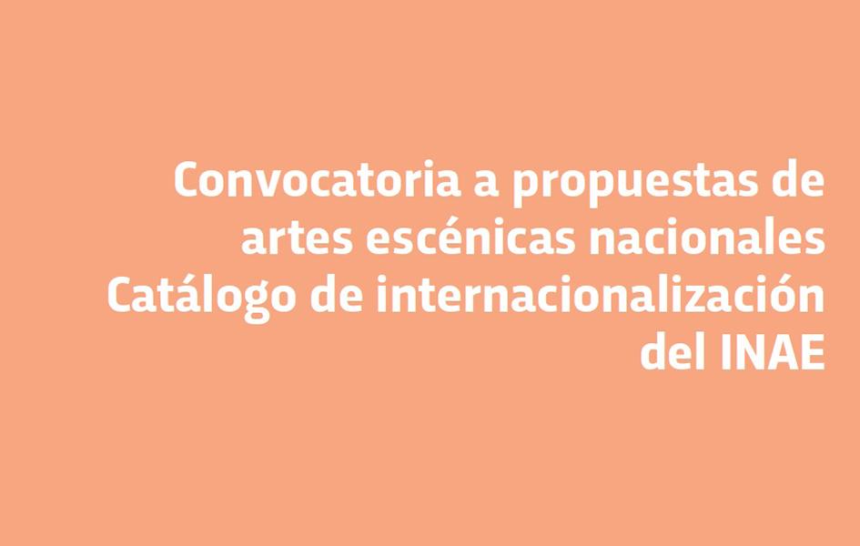 Catálogo de internacionalización - INAE 2022