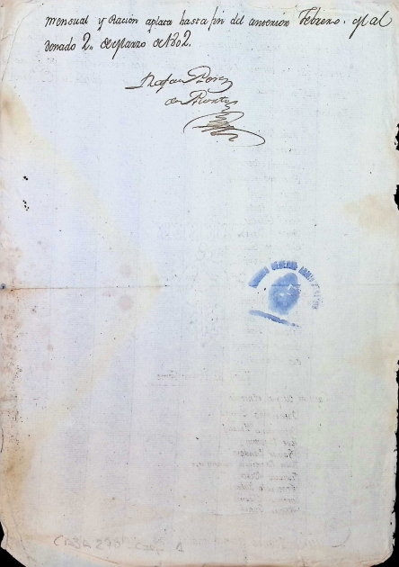 Relación de los indios destinados al tren volante de Maldonado, folio 2. Relación de los indios destinados al tren volante de Maldonado, folio 2.